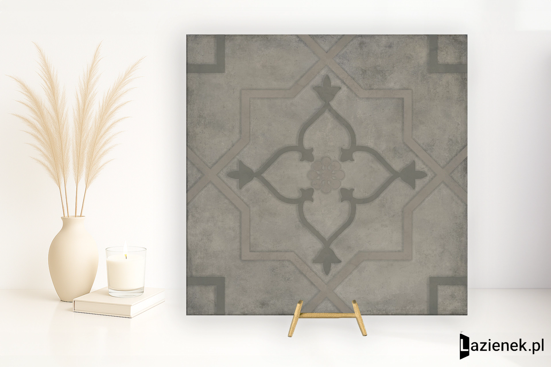 La Fabbrica Ava Hurban Gray matowa 100x100 cm gr. 20 mm - płytka rektyfikowana / (L)177403